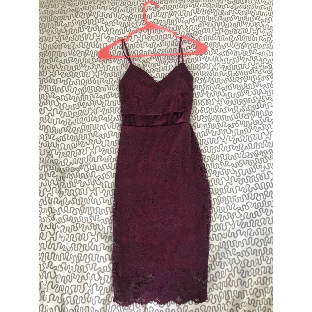 Burgundy Dress